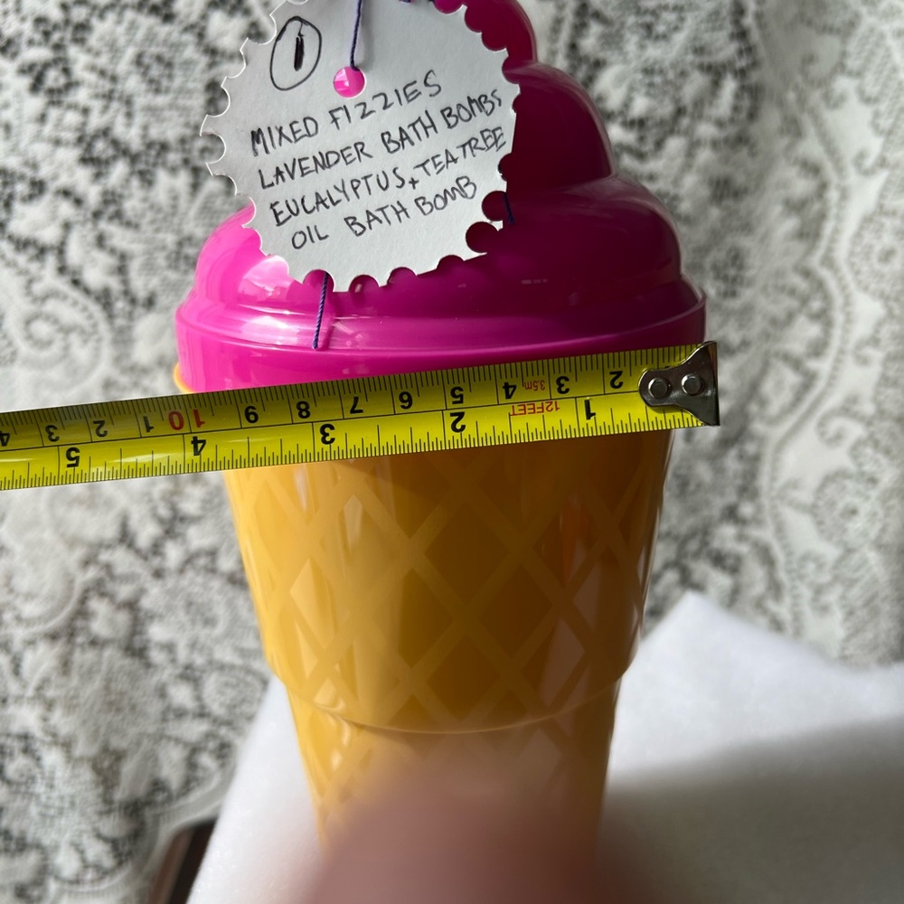 MIXED FIZZIES Cup!  LAVENDER BATH BOMBS EUCALYPTUS, TEATREE OIL SINK/BATH BOMB - Picture 10 of 12